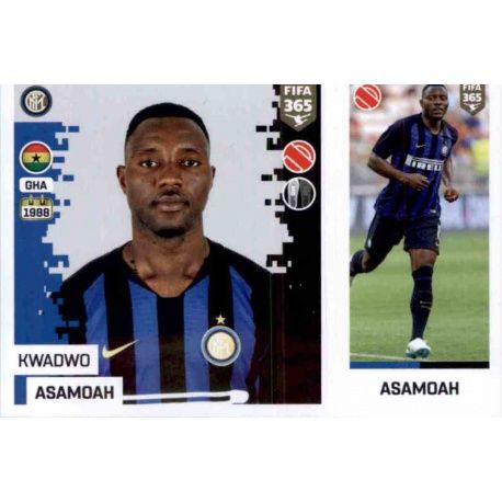 Kwadwo Asamoah - Internazionale Milan 210 Panini FIFA 365 2019 Sticker Collection