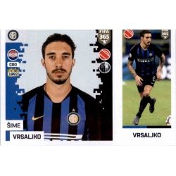 Šime Vrsaljko - Internazionale Milan 212 Panini FIFA 365 2019 Sticker Collection