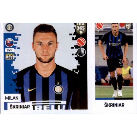 Milan Škriniar - Internazionale Milan 213 Panini FIFA 365 2019 Sticker Collection
