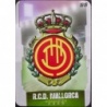 Soccer Trading Cards Emblem Matte Round Tip Mallorca Fichas De La Liga 2009