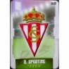 Soccer Trading Cards Emblem Matte Round Tip Sporting Mundicromo Fichas De La Liga 2009