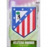 Trading Cards Escudo Punta Cuadrada Mate Atlético Madrid Mundicromo Fichas 2009