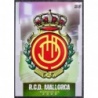 Venta Cromo Escudo Punta Cuadrada Mate Mallorca Fichas De La Liga 2009