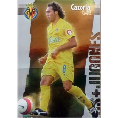 Cazorla Los Más Jugones Punta Cuadrada Lisa Villarreal 548