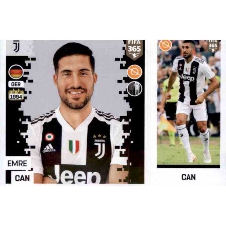 Emre Can - Juventus 229 Panini FIFA 365 2019 Sticker Collection