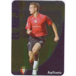 Cromos de Fútbol Azpilicueta El Mejor Punta Redonda Lisa Osasuna Fichas De La Liga 2009