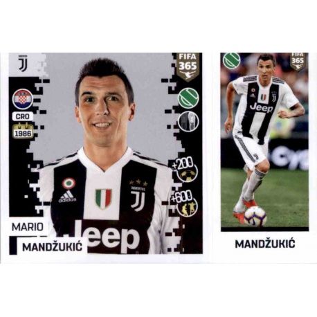 Mario Mandžukić - Juventus 238 Panini FIFA 365 2019 Sticker Collection
