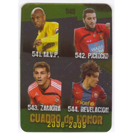 Indice Cuadro de Honor Punta Redonda Lisa 545