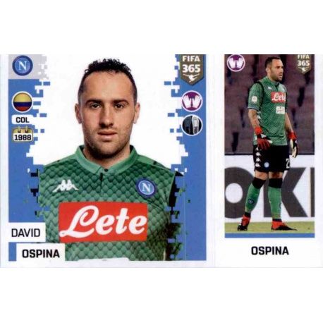 David Ospina - SSC Napoli 240 Panini FIFA 365 2019 Sticker Collection