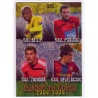 Cromos de Fútbol Indice Cuadro de Honor Punta Cuadrada Jaspeada  Mundicromo Fichas De La Liga