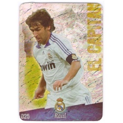Raúl Capitán Punta Redonda Jaspeado Real Madrid 25