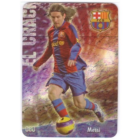 Messi Crack Punta Redonda Jaspeado Barcelona 80