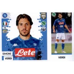 Simone Verdi - SSC Napoli 251 Panini FIFA 365 2019 Sticker Collection