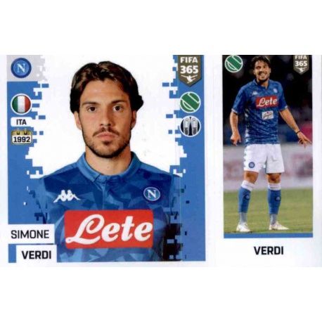 Simone Verdi - SSC Napoli 251 Panini FIFA 365 2019 Sticker Collection
