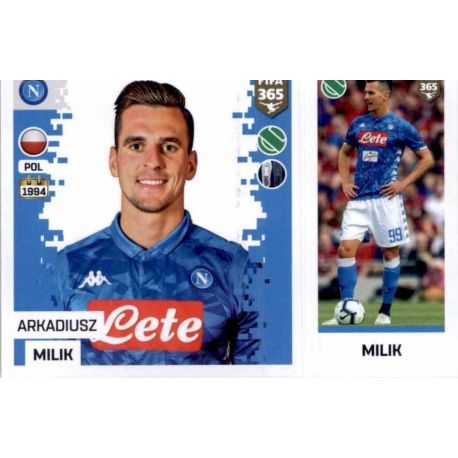 Arkadiusz Milik - SSC Napoli 254 Panini FIFA 365 2019 Sticker Collection