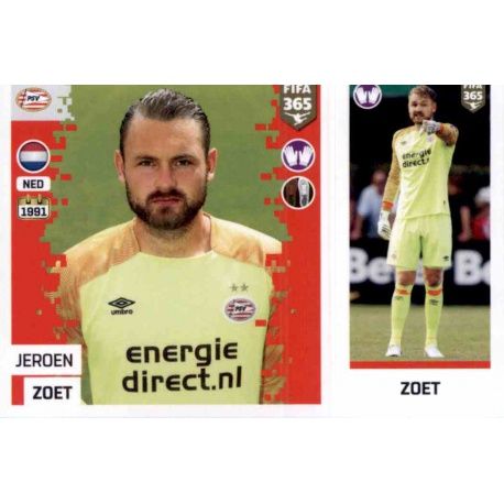 Jeroen Zoet - PSV Eindhoven 256 Panini FIFA 365 2019 Sticker Collection