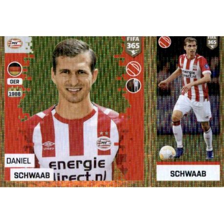 Daniel Schwaab - PSV Eindhoven 259 Panini FIFA 365 2019 Sticker Collection