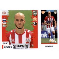 Jorrit Hendrix - PSV Eindhoven 266 Panini FIFA 365 2019 Sticker Collection