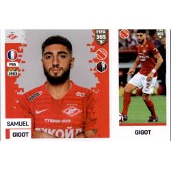 Samuel Gigot - FC Spartak Moskva 294 Panini FIFA 365 2019 Sticker Collection