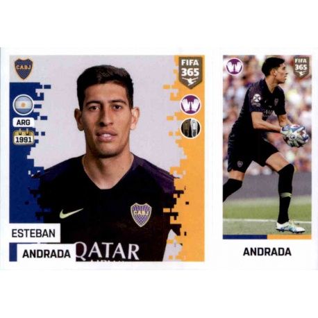 Esteban Andrada - Boca Juniors 304 Panini FIFA 365 2019 Sticker Collection