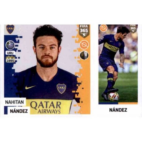 Nahitan Nández - Boca Juniors 313 Panini FIFA 365 2019 Sticker Collection