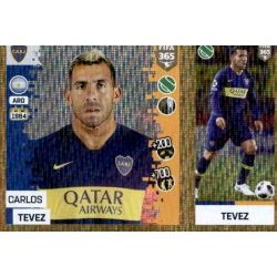 Carlos Tevez - Boca Juniors 319 Panini FIFA 365 2019 Sticker Collection