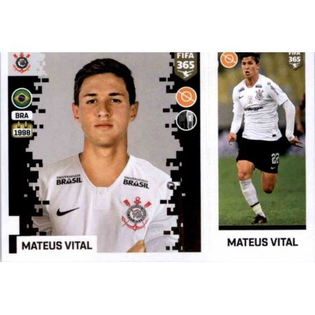 Mateus Vital - SC Corinthians 329 Panini FIFA 365 2019 Sticker Collection