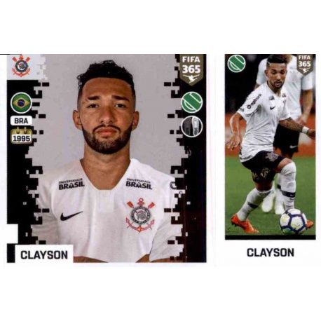 Clayson - SC Corinthians 334 Panini FIFA 365 2019 Sticker Collection