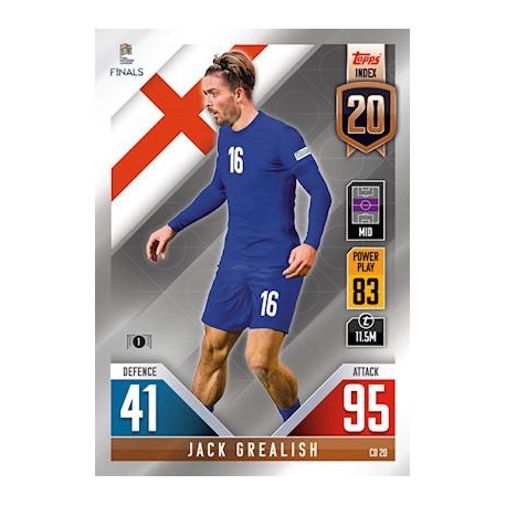 Jack Grealish England CD 20