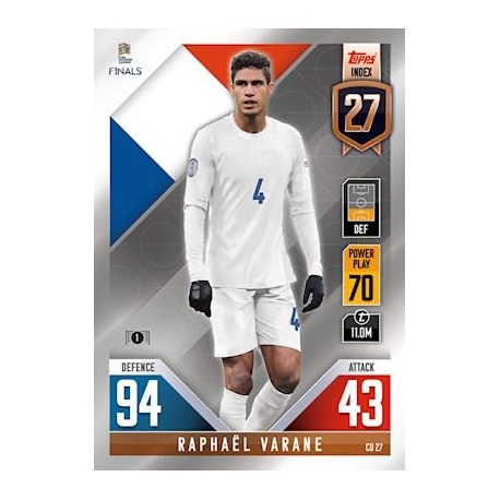 Raphaël Varane France CD 27