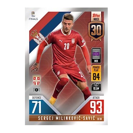 Sergej Milinković-Savić Serbia CD 30