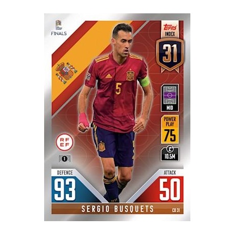 Sergio Busquets Spain CD 31