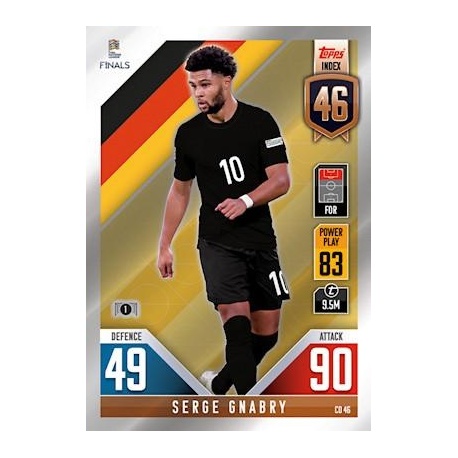 Serge Gnabry Germany CD 46