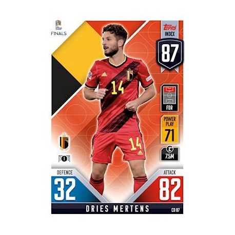 Dries Mertens Belgium CD 87