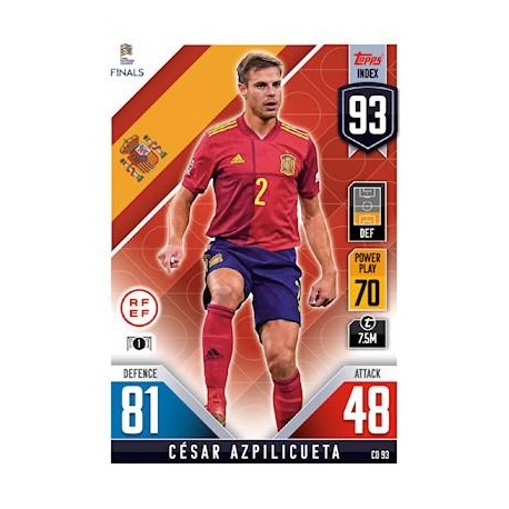 Cesar Azpilicueta Spain CD 93