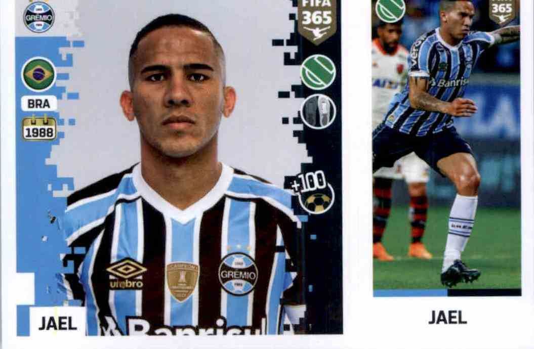 Panini FIFA365 2019 Gremio Sticker 348 a/b Jael 