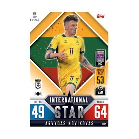 Arvydas Novikovas Lithuania IS 85