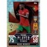 Trading Cards Nuno Mendes Portugal Young Player to Watch Topps Match Attax 101 Nations League 2022-23