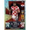 Cromos de Fútbol Josko Gvardiol Croatia Young Player to Watch Match Attax 101 Uefa Nations League 22-23