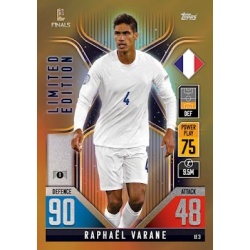 Raphael Varane France Limited Edition Gold LE 3