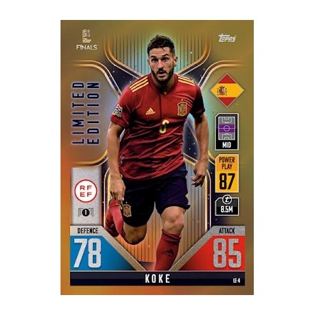 Koke Spain Limited Edition Gold LE 4