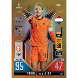 Virgil van Dijk Netherlands Limited Edition Gold LE 6