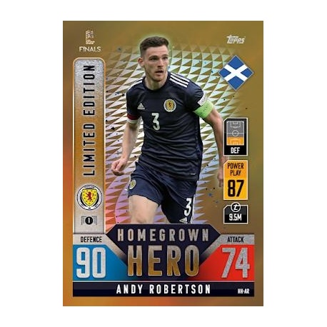Andy Robertson Scotland Homegrown Hero Limited Edition HH AR