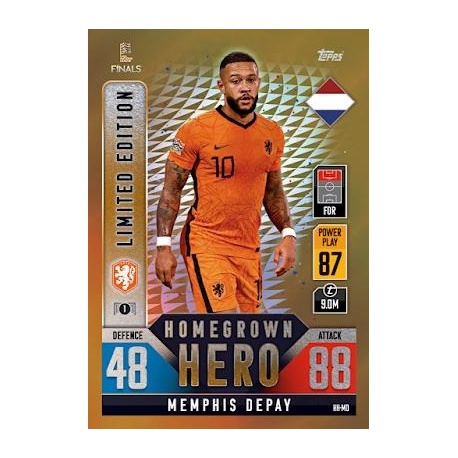 Memphis Depay Netherlands Homegrown Hero Limited Edition HH MD