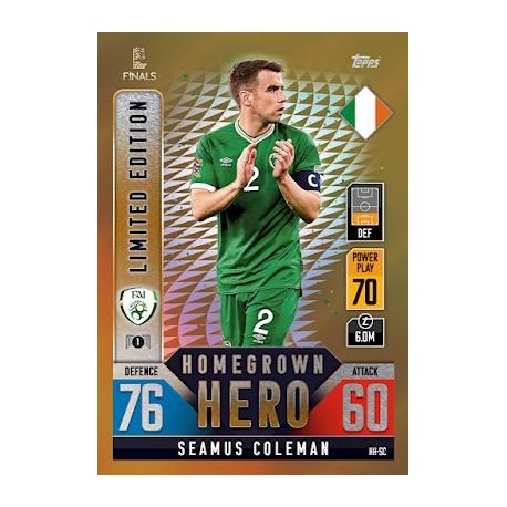 Seamus Coleman Republic of Ireland Homegrown Hero Limited Edition HH SC