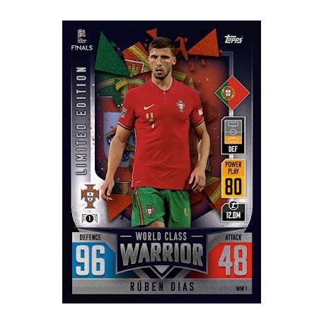 Ruben Dias Portugal World Class Warrior Limited Edition WW1