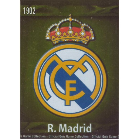 Escudo Brillante Dorado Real Madrid 28
