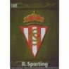Cromos de Fútbol Escudo Sporting Brillante Dorado Las Fichas Quiz Liga 2009-10