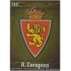 Escudo Brillante Dorado Zaragoza 487