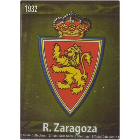 Escudo Brillante Dorado Zaragoza 487